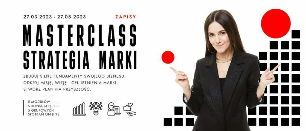 Masterclass strategia marki orosistej, produktowej lub usługowej.