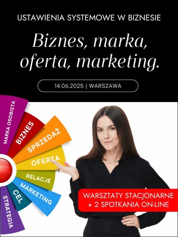 WARSZTATY BIZNES MARKA OFERTA MARKETING (STACJONARNE + ONLINE)